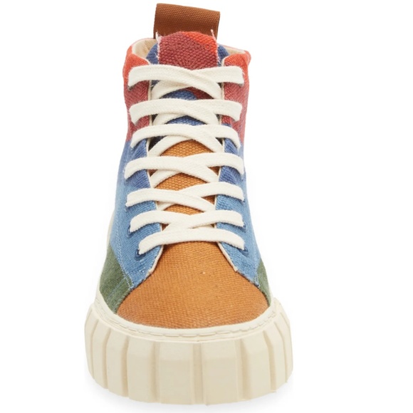 NIB $200 FARM Rio Rainbow Sun Platform High Top Sneaker in sizes 7, 7.5 and 9! - Picture 4 of 6